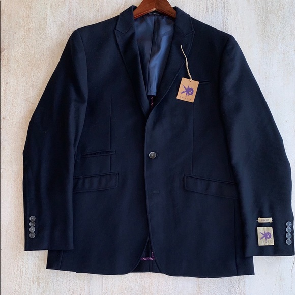 Egara Sport Jacket sz 42R Navy Blue New MSRP 299